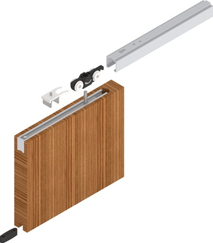 Schiebesystem 73 ME-A 80 kg Holztüren ab 35 mm Komplettset HELM