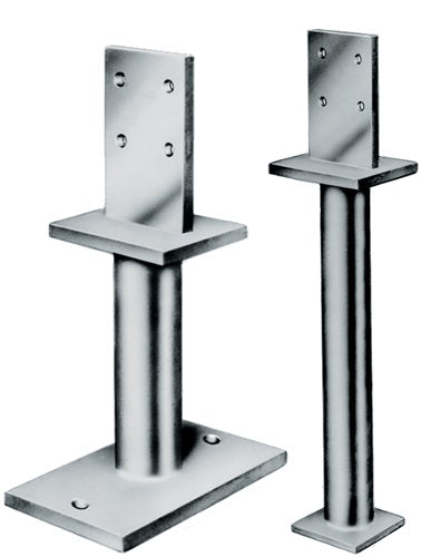 Stützenfuß PIS / PISB 100 x 80 x 10 mm Stahl stückverzinkt zum Aufschrauben Loch-Ø 85 mm SIMPSON STRONG TIE