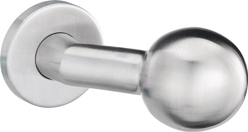 Türknopf K4/052/01 Edelstahl F00 Aufnahme 8 mm gekröpfter Kugelkopf EDI