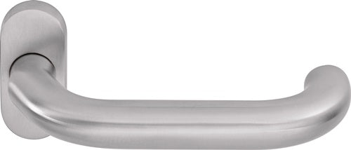 Profiltürdrückerlochteil OGRO 8100V/6621 ER Edelstahl ER oval 8 mm schräg OGRO