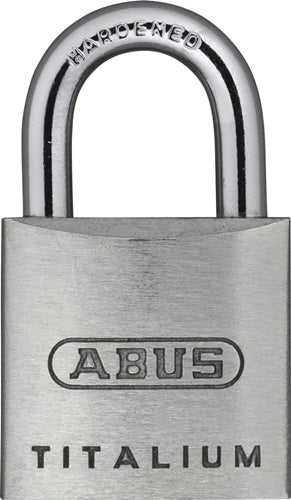 Zylindervorhangschloss 64TI/20 Schlosskörperbreite 20 mm Titalium verschiedenschließend ABUS
