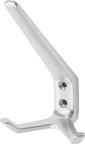 Huthaken 32 zweißach Ausladung 89 mm Aluminium silberfarbig eloxiert Höhe 127 mm HERMETA