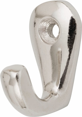 Handtuchhaken 557 1 Haken Höhe 36 mm Aluminium poliert Ausladung 27 mm HERMETA