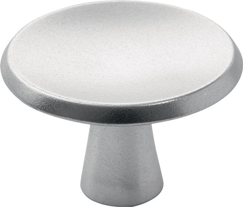 Möbelknopf 3751 Aluminiumguss silberfarbig eloxiert mit Schraube M4x25 mm HERMETA