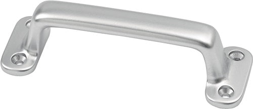 Handgriff Ausladung 22 mm Länge 110 mm Breite 36 mm Aluminiumguss silberfarbig eloxiert Anzahl Löcher 4 HERMETA