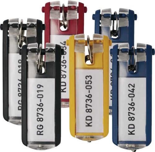 SchlüsselAnHänger Key Clip farbig sortiert Kunststoff DURABLE