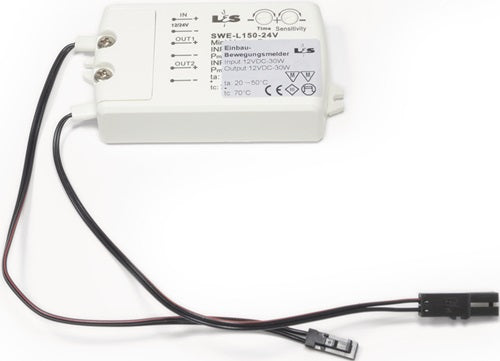 LED Sensor Microwave 12 V (*24 V) 36 W (*72 W) weiß L&S
