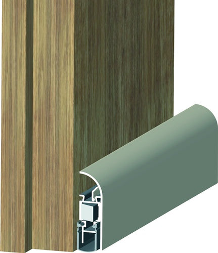 Türdichtung Schall-Ex® Applic A 1-seitig Länge 930 mm Aluminium silber Holztüren ATHMER