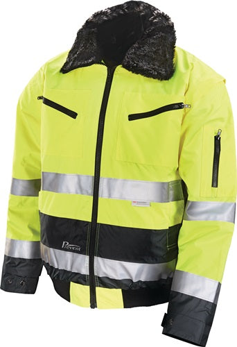 Warnschutz-Pilotenjacke GrL gelb/grau PREVENT