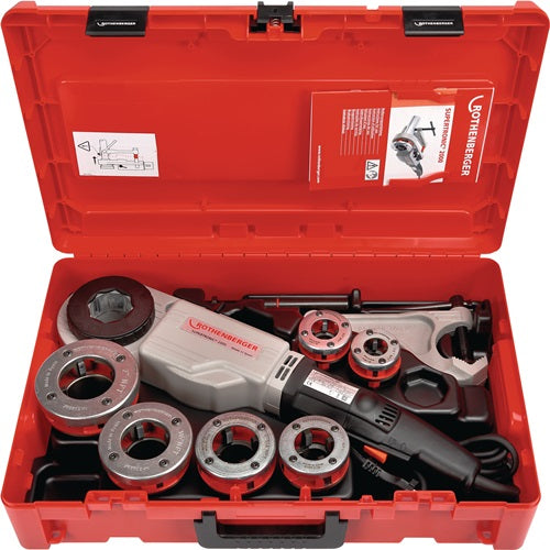 Gewindeschneidmaschine SUPERTRONIC® 2000 Set BSPT R 1/2-2 ? 1010 W ROTHENBERGER
