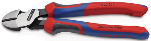 Kraftseitenschneider Länge 200 mm Form 2 Mehrkomponenten-Hüllen KNIPEX