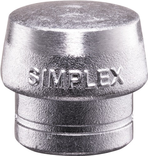 Schonhammerkopf SIMPLEX Kopf-Ø 80 mm weißhmetall silber hart HALDER