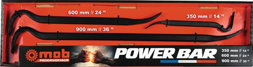 Nageleisenset Power Bar Gesamtlänge 350 / 600 / 900 mm Inhalt 3-teilig PEDDINGHAUS