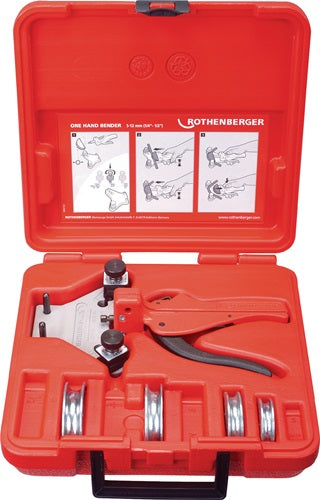 Einhandbiegegerät TUBE BENDER bis 90 ° Arbeitsbereich 6 - 8 -10 - 12 mm 5-teilig ROTHENBERGER – Ansicht 3