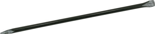 Brechstange Länge 1500 mm Breite 30 mm Form rund mit Spitze und gebogener Schneide schwarz lackiert IDEAL