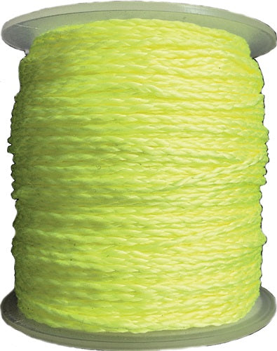Pflastererschnur Länge 100 m Ø 17 mm 30 kg Polypropylen gelb fluoreszierend - VPE: 6