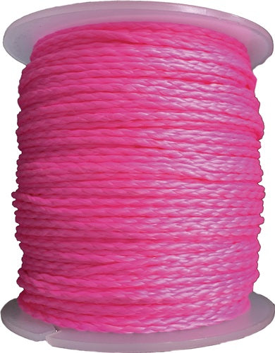 Pflastererschnur Länge 100 m Ø 17 mm 30 kg Polypropylen pink fluoreszierend - VPE: 6