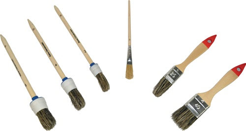 Pinselset Inhalt 6 teilig gute Qualität NÖLLE