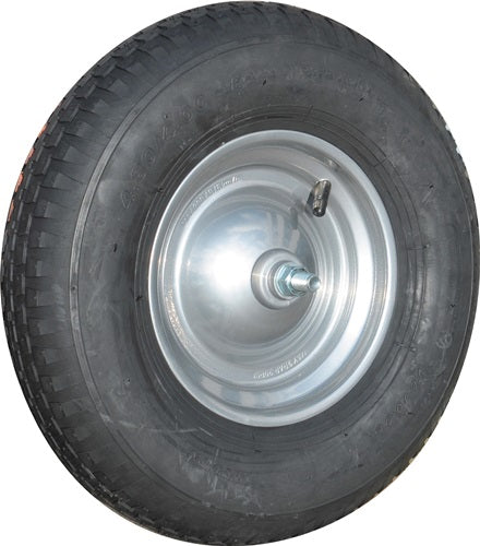 Luftrad Rad-Ø 400 mm Radbreite 100 mm mit Schlauch Achse MÜBA