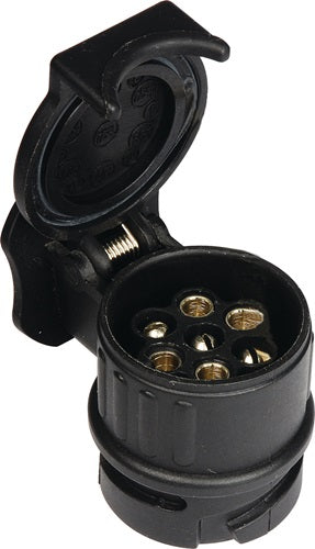 Mini-Kurzadapter Kunststoff Spannung 12 V 008 kg schwarz 7-polig lose HP AUTOZUBEHÖR