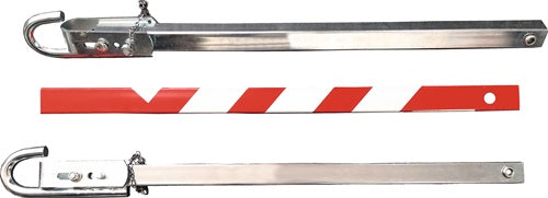 Abschleppstange Stahl verzinkt L75xB1990xH60mm 51 kg rot-weiß HP AUTOZUBEHÖR