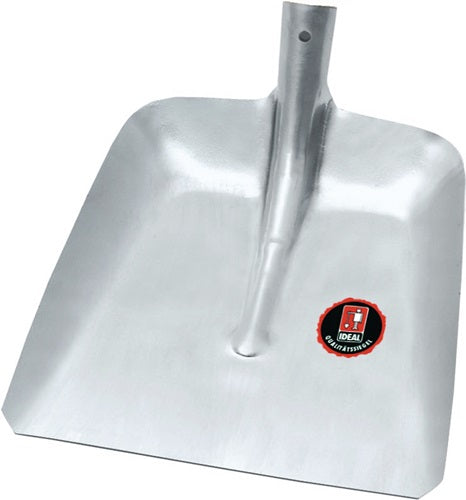Hallenser Randschaufel SILVER Größe 7 340 x 325 mm Stahlblech IDEAL