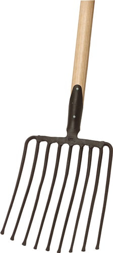 Steingabel 9 Zinkenlänge 330 mm mit Federdülle ohne Stiel Stahl IDEAL