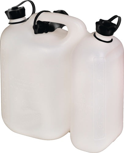 Kraftstoffdoppelkanister PROFI 55 + 3 l natur HDPE L316xB145xH312mm HÜNERSDORFF