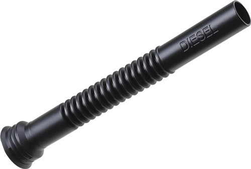 Auslaufrohr Länge 275 mm flexibel schwarz HÜNERSDORFF