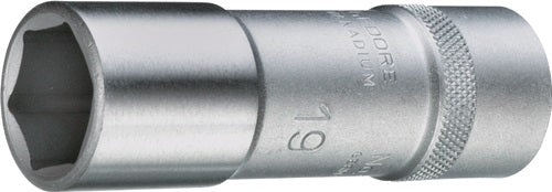 Steckschlüsseleinsatz 19 L 1/2 ? 6-kant Schlüsselweiße 17 mm Länge 77 mm GEDORE