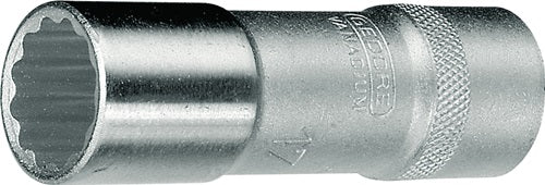 Steckschlüsseleinsatz D 19 L 1/2 ? 12-kant Schlüsselweiße 18 mm Länge 82 mm GEDORE