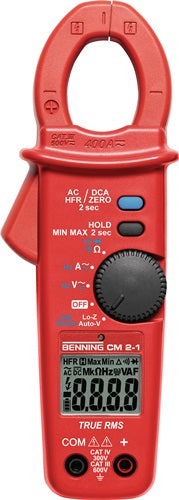 Stromzangenmultimeter CM 2-1 001 - 400 A CAT IV 600 V CAT III 100 V BENNING