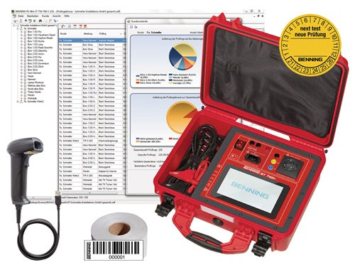 Gerätetester ST 760+ Set aktive/passive Prüfung/auch Schweißgerät L405xB330xH165mm 1 Set BENNING