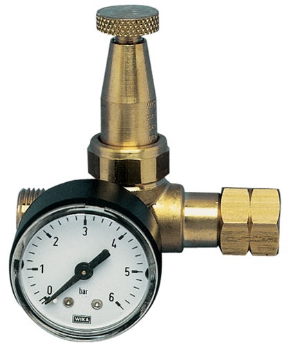 Propankleindruckregler Mini mit Manometer 05 - 4 bar 6 kg/h W 218 x 1/14? LH KAYSER