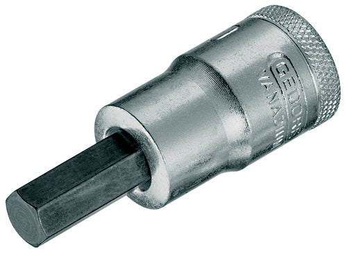 Steckschlüsseleinsatz IN 19 (AF) 1/2 ? Innen-6-kant Schlüsselweiße 1/2 ? Länge 60 mm GEDORE