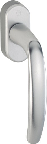 Fenstergriff Atlanta 0530/US952 Aluminium 32-42 mm F1 / naturfarbig Secustik® / VarioFit® HOPPE