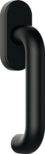 Fenstergriff 111PBFG PA 90 tiefschwarz 30mm StandHEWI