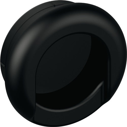 Einlassmuschel 535MLB PA ma 90 tiefschwarz L42mm B42mm HEWI