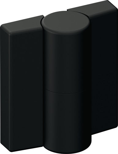 Scharnier DIN reH52mm B47mm PA mMetalleinleger tiefschwarzma HEWI