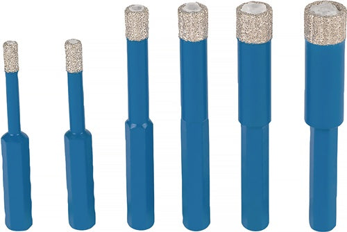 Fliesenbohrset DDT HEX 6-teilig Ø 5 6 8 10 12 14 mm Schaft HEX TYROLIT