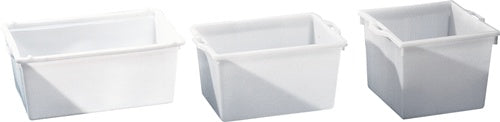 Kunststoffbehälter eckig 65 l PE natur L650xB440xH330mm konische Form GRAF