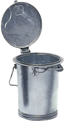 Mülleimer 35 l Stahlblech mit Bügel RENNER