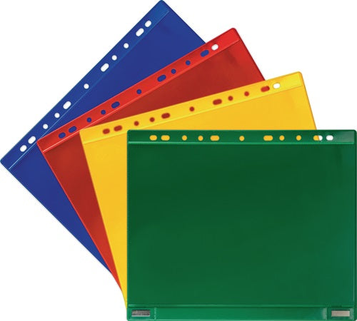 Magnetische Sichttasche B265xH315mm grün für Format DIN A4 TARIFOLD