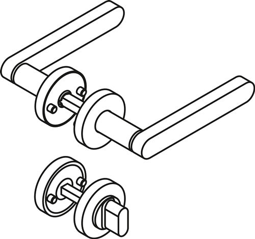 Frei-Besetzt-Garnitur 270XAH02130 Edelstahl rund FBM DIN links / rechts D/D HEWI – Ansicht 3