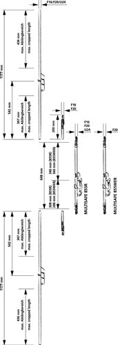 Anschlussstulp Multisafe MA Flachstulp 16 mm Länge 1177 mm Fuhr Silver FUHR – Ansicht 3