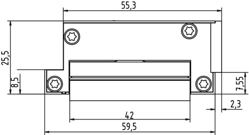 Elektrotüröffner A5010--A 6-24 V AC/DC Kompakt DIN links / rechts GEZE – Ansicht 4