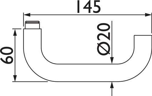 Schutzgarnitur 1801/2089S/3128 Edelstahl 72 mm 36-53 mm HERMAT – Ansicht 3