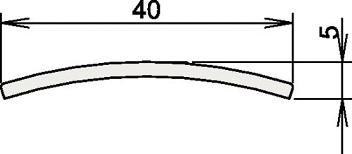 Niroschwelle 164 3-107 Länge 840 mm Edelstahl matt gebürstet ATHMER