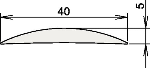 Aluschwelle 090 3-111 Länge 1090 mm Breite 40 mm Aluminium silber eloxiert ATHMER