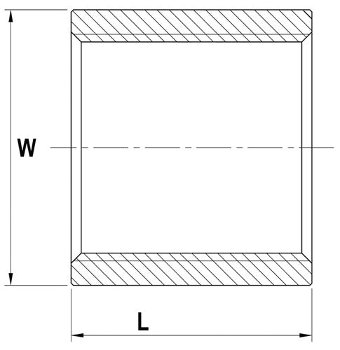 Muffe EN 10241 NPS 1/2 ? DN 15 mm SPRINGER - VPE: 10 – Ansicht 3